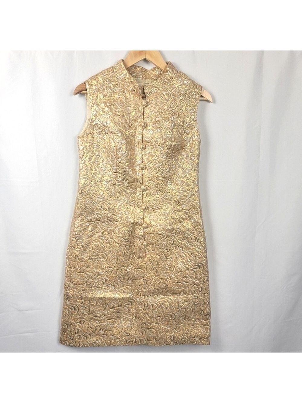 Vintage Gold Dress by Gina Rinaldi #1827 - Picture 1 of 15